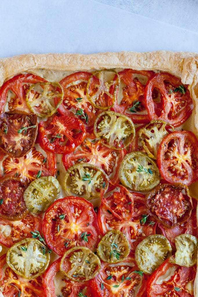 Tomato Recipe: Rustic Heirloom Tomato Tart